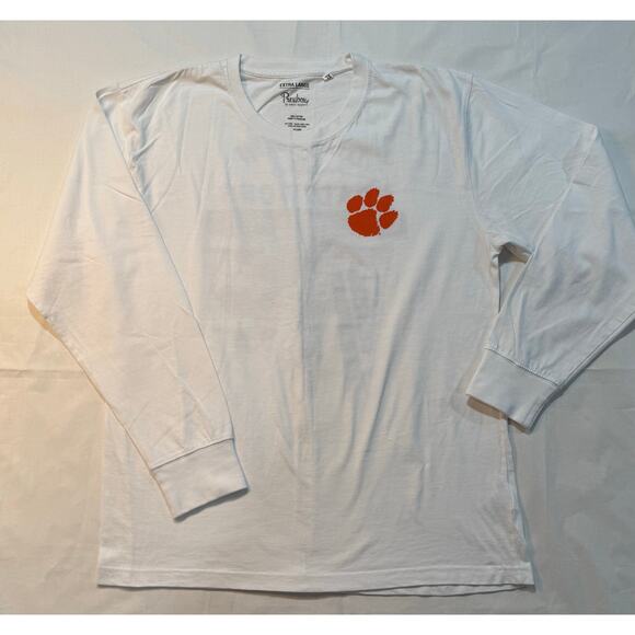 CLEMSON Tigers Pressbox Traditions Pennant Long Sleeve T-Shirt Womens XL (97) - Picture 3 of 8